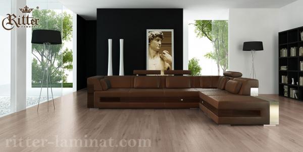 Ламинат Ritter Харальд Суровый Дуб Бристоль(1295х192х12,1) ( в уп.-6 шт=1,492 м2)