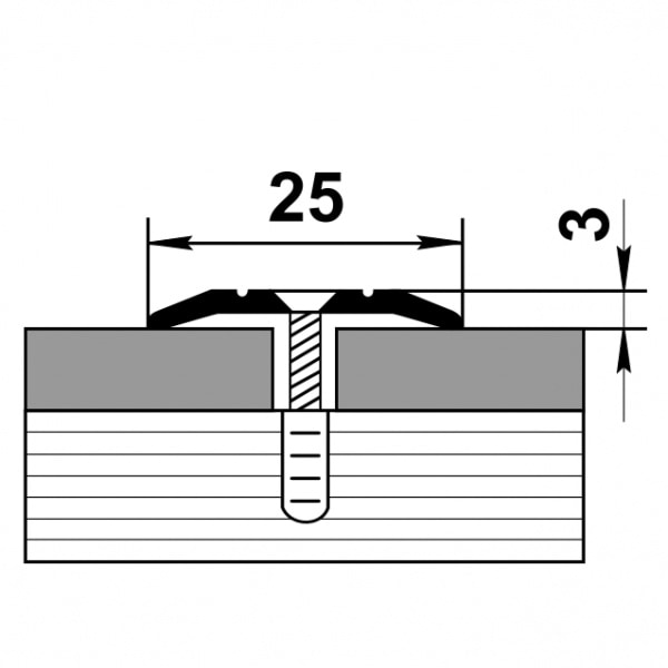 Профиль стыкоперекрывающий ПС п01