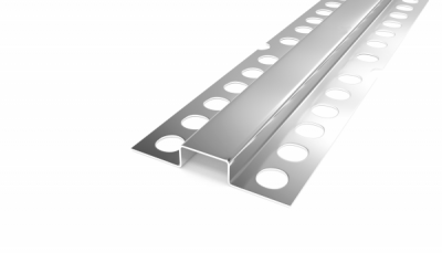 Разделительный профиль для кафеля высотой ПП 30-12 (2700, 001, Полированная нержавеющая сталь, AISI 304)