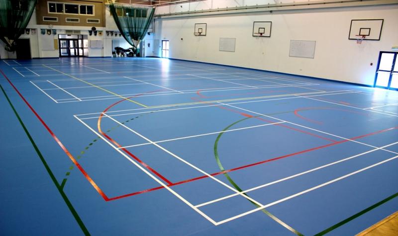 Укладка спортивных покрытий