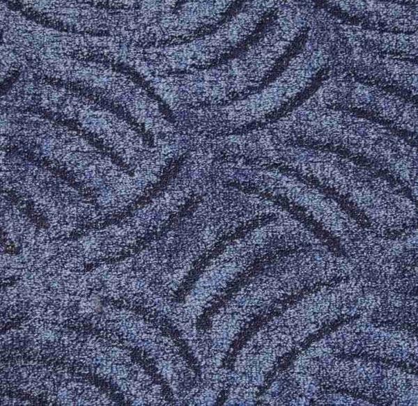 Ковролин MASKA 578  синий ширина 4м