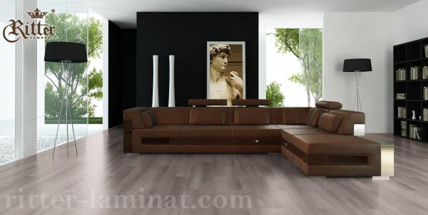 Ламинат Ritter Харальд Суровый Дуб Альпийский (1295х192х12,1) ( в уп.-6 шт=1,492 м2)