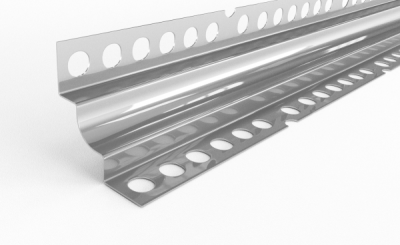 Профиль окантовочный для плитки внутренний ПК 66-10 (2700, 001, Полированная нержавеющая сталь, AISI 304)