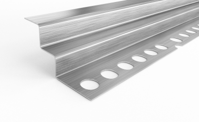 Профиль окантовочный для плитки внутренний ПК 6-15 (2700, 001, Сатинированная нержавеющая сталь, AISI 430)