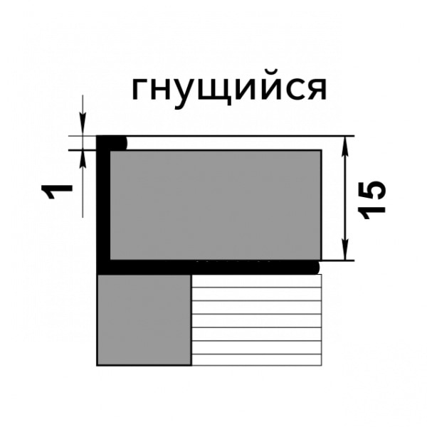 Профиль оконтовочный ПК 02-15