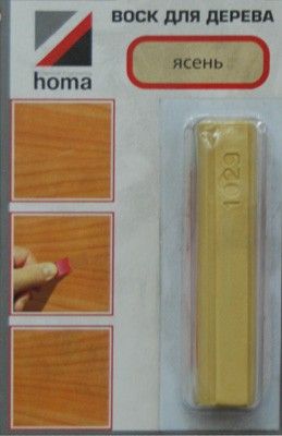 Воск homastic для восстановления паркета и ламината (30гр) (ясень)