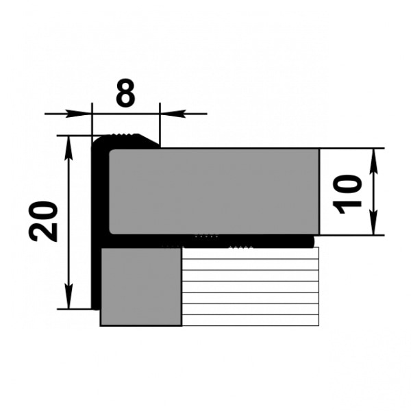 Профиль угловой ПУ 13