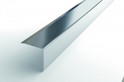 Профиль угловой защитный наружный ПУ 40-1 (2700, 001, Полированная нержавеющая сталь, AISI 304)