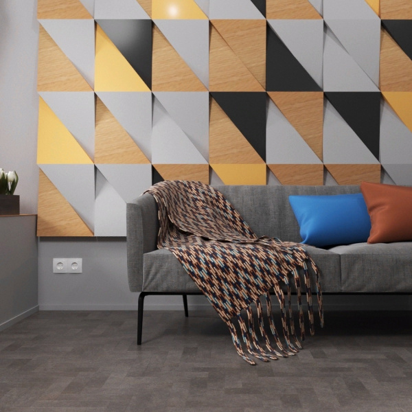 Кварц-виниловая плитка Fine Floor Stone Small Plank Лаго-Верде FF-492 2 фото