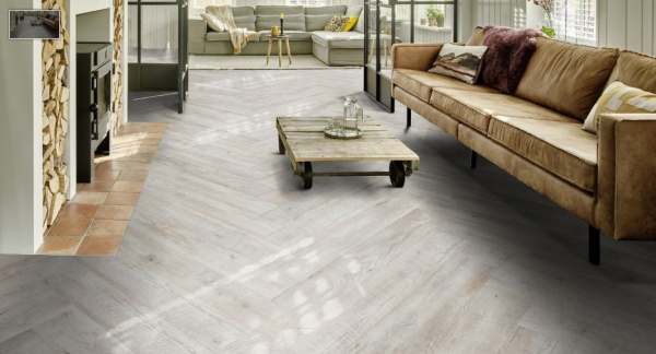LVT плитка клеевая Mod Impress DB Castle Oak 55152