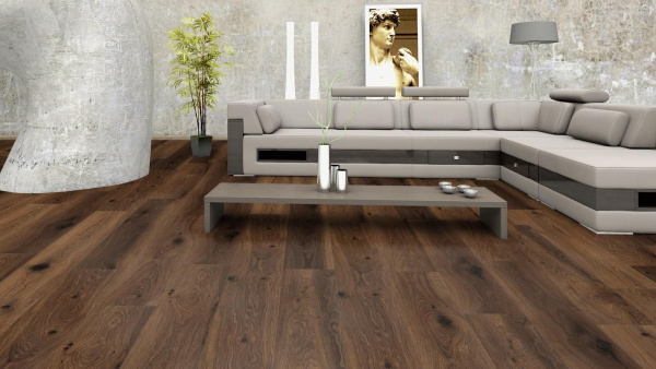 Ламинат Eurohome ART К272 Дуб Громовой (1285х192х12 мм, 33 кл, 4V фаска, уп=1,48м2)