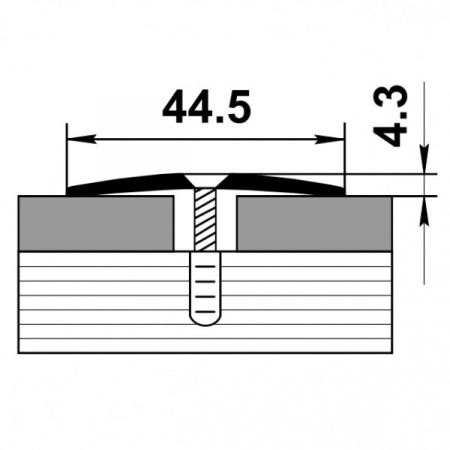Профиль стыкоперекрывающий ПС 04
