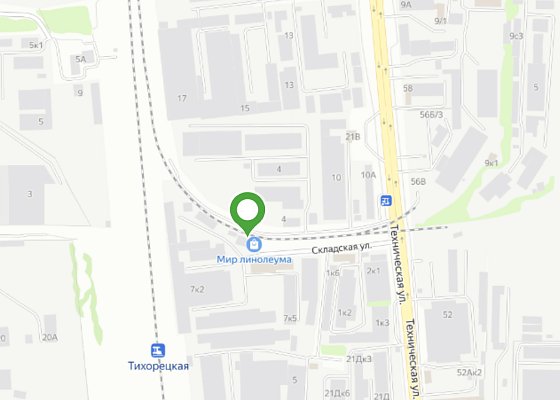 Образец в наличии на ул. Складская, 7