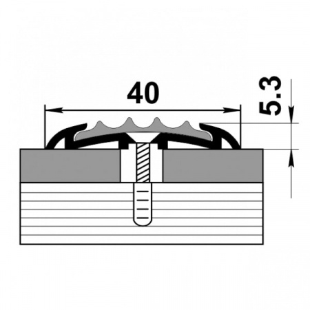 Профиль стыкоперекрывающий ПС 08-1