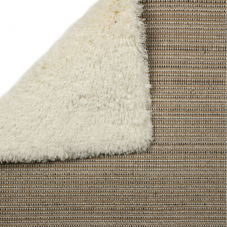 Ковролин Oz Caplan Gold Shaggy 01800A White ширина 4м 4