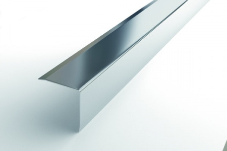 Профиль угловой защитный наружный ПУ 40-1 (2700, 001, Полированная нержавеющая сталь, AISI 304)