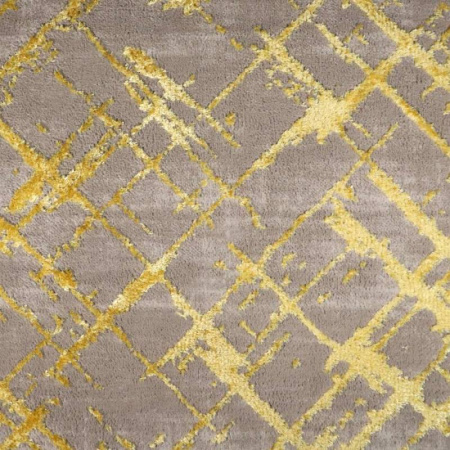 Ковролин Kaplancer Faiber 8449-53 Grey/Gold ширина 4м 1