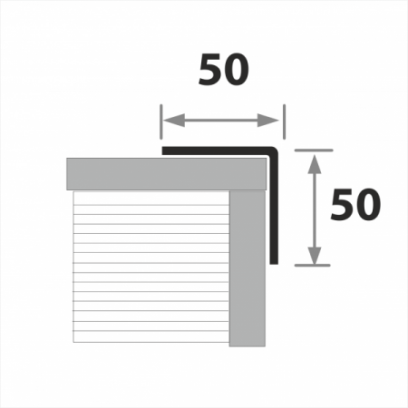 Профиль угловой наружный ПУ 50