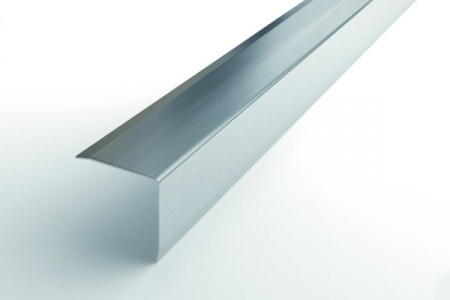 Профиль угловой защитный наружный внешний ПУ 40-1 (2700, 001, Сатинированная нержавеющая сталь, AISI 304)